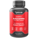 Naturalis Jaunzēlande Astaksantīns (12mg) - Uzlabots ar dabas E vitamīnu -- Non-GMO, Soy & Gluten Free - 120 Softgels (4 mēnešu piegādes)