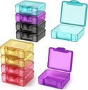 Cute Small Travel Pill Box, Urekt 10 gab Mini Pocket Pill Organizators Daily Vienas tabletes konteineri Portable Medicine Holder for Purse Vitamīnu Zivju eļļas bagātinātāji