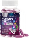 Multivitamīni sievietēm - Ikdienas sieviešu multivitamīni ar biotīnu, kalciju, folijskābi, dzelzi, cinku, A, C, D, E & B Vitamīniem, sieviešu matu ādu un nagiem Vitamīnu piedevas - 120 Softgels