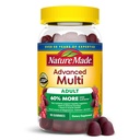Daba Made Advanced Multivitamīnu Gumijas pieaugušajiem, Sieviešu un Vīriešu Multivitamīnu Gumijas ar magnija citrātu, Kalcijs & B Vitamīni, Dienas Atbalsts, 90 Gumijas, 30 dienu piegādes