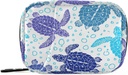 Naanle Vintage Sea Turtle Pill Box 7 Day Pill Case Travel Pill Organizators Bag ar rāvējslēdzēju Portatīvs Weekly Case Compact Izmērs papildinājums Vitamīna turētājs