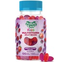Multivitamīnu Jelly Bean Gummies ar cinku bērniem, Imūnsupport Diētiskās piedevas, Veģetārietis, 120 Berry Blast Jelly pupiņas, Kosher
