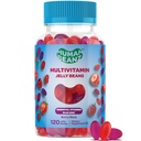 Multivitamīnu Jelly Bean Gummies ar cinku vīriešiem un sievietēm, Imūnās atbalsta uztura bagātinātāji pieaugušajiem, Veģetārietis, 120 Berry Blast Jelly pupiņas, Kosher