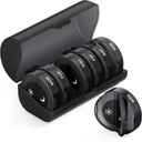 TookMag Pill Organizators 2 reizes dienā, Medicīna Tabletes Organizators, Weekly Pill Organizatori AM PM Pill Box, liela ietilpība 7 Dienas Pill Box Medicīna / Vitamīns / Zivju eļļa / Plāksnes (melns)