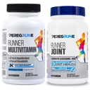Runner Multivitamīnu un locītavu atbalsta papildinājums – Antioksidanti, B vitamīna komplekss, Probiotikas veselībai, enerģija, izturība, atgūšana - Glikozamīna hondroitīns, MSM – GMP Skriešanas papildinājumi