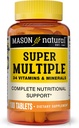 MASON DABAS Super Multi Multiferen 34 Vitamīni un minerālvielas - Pilnīgs uztura atbalsts, visi vienā Multivitamīnu, atbalsta vispārējo veselību, 100 tabletes
