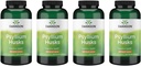 Swanson Psyllium Husk Diētiskā Fiber papildinājums 610 mg 300 kapsulas - (4 iepakojumi)
