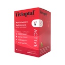 Vivioptal Active, 90 softgels, žeņšeņs un omega 3, multivitamīni un multiminerāli, bez lipekļa, vācu formula