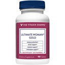 Vitamīnu veikals Ultimate Woman Gold Multivitamīni - ar dzelzs, B Vitamīni un D3 vitamīns un vairāk, lai atbalstītu enerģijas ražošanu, kaulu un imūno veselību - bez lipekļa Multi-Mineral (90 tabletes)