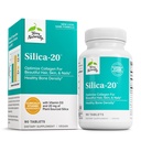 Terry Dabīgi Silica-20 - Atbalsts Matu augšana un nagu spēks - Kolagēns Papildinājums, lai palīdzētu Kaulu blīvums un stiprums - Ādas kopšanas papildinājums, lai atbalstītu ādu, nagu un kaulu veselību - 90 tabletes
