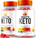 rize laboratorijas (iepakojums 2 Ignite Keto ACV Gumies Advanced svara zudums, Diētiskā papildinājums (120 Gumies)