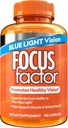 Focus Factor Blue Light Formula (150 Skaits) - Acu vitamīni ar Zilās gaismas filtrācijas atbalstu - Luteīns un Zeaksantīns Papildinājums ar C vitamīnu, E vitamīnu, Lutemax 2020® - Veicināt acu veselību