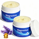 Magnija krēms ķermenim - magnija eļļa kājām, Pure Premium magnija losjons ar E vitamīnu un mandeļu eļļu muskuļu soraness
