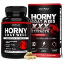 Horny Kazas Weed for Men and Women - [Maksimālais stiprums 1590mg] Maca, Ginseng, L-Arginine, Tribulus - Premium Hornygoatweed - Icariin Epimedium for Men - 3rd Party Tested - USA Made - 120 Count