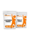 BulkSupplements L-Glutamine 500g + BCAA 2:1:1 500g Bundle