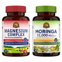 Vitalitown Magnijs + Moringa saišķis (iepakojumā no 2) 