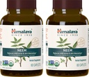 Himalaya Organic Neem augu papildinājums, vieglai pinnes un tīrai ādai, attīra, ajurvēda, USDA Certified Organic, ne-GMO, Vegan, 600 mg, 60 augu bāzes Caplets, 2 iepakojums