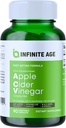 INFINIT AGE 1950mg Apple Cider Etiķis Kapsulas, 90 Count - Ražots ASV, Vegan, bez lipekļa, bez All-Natural - ar 60mg Cayenne Fruit - Nav filtrācijas, Ultra Koncentrēts
