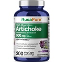 NesaPure Artichoke 20:1 ekstrakts, 600 mg ekvivalents 12 000 mg 200 Veggie vāciņi (ne-GMO, bez glutēna)