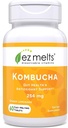 EZ Melts Neizdalāmas bezcukura Kombucha tabletes ar SCOBY un Apple Sidra Etiķis, Gut Veselības bagātinātāji vīriešiem un sievietēm, Ginger Lemonade Flavor, 2- mēnešu piegādes - 1 iepakojums