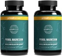 Primārā Raža Magnija Papildkomplekss 310mg ar Primālo Ražas Ar Magnija Glicinātu, Citrāts, Malāts, Un Cinka 2 Iepakojums, 240 Kapsulas