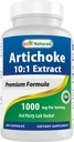 Labākais dabas Artišoka ekstrakts 1000 mg Per Serving- 3. puse Lab pārbaudīts - 180 kapsulas