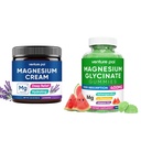 Venture Pal Mitrinoša magnija losjons, Magneium Glycinate Gumies 400mg ar Ashwagandha