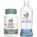 MaryRuth ir Multivitamīnu Gummies sievietēm (Cherry & Aveņu) & Šķidrs nakts Multimineral Coconut (32oz) - Clean Label Project Verified® - Vegāns -- Skaistums, Beauty , Beedtime Rutīna, & Kopumā veselība