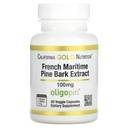 California Gold Nutrition Francijas Maritime Pine Bark Extract, Oligopin, 100 mg, 60 Veggie kapsulas