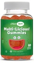 Maksi veselība Multivitamīni Gumijas Vitamīni pieaugušajiem un bērniem - Ķiršu uzlējumi Multivitamīni - 60 Vitamīni sievietēm un vīriešiem - dienā Multivitamīni sievietēm un vīriešiem