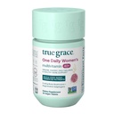 Patiesa Grace Viena diena Sieviešu Multivitamīnu 40+ Fermentētas minerālvielas, Organiskie adaptogēni & Sēnes Enerģija, Imūnās, Kaulu Atbalsta - Ne-GMO - Dzelzs, Gluten & Soy Free - 30 Vegan tabletes