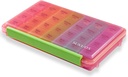Sukuos Weekly Pill organizētājs 7 Diena 4 Reizi dienā, Mitruma-Rezistants Lielas Dienas Pill Box Medicine Cases Vitamīnu/zivju eļļas/piedevu (Pink)