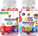 Magnija Gumijas bērniem un pieaugušajiem - 500mg - Calm Magnija Košļājamās - Magnija Citrāts Košļājamās Papildinājums Mood & Muskuļu Atbalsts