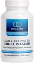 Equilife Dienas aktivētie multivitamīni, 21 Essential Nutrients ar B kompleksu, Antioksidanta formula vispārējai labsajūtai, bez lipekļa, ne- GMO, 120 kapsulas