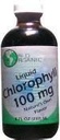 Pasaules organiskās vielas Hlorofils, 100 mg, šķidrums 8 FL Oz