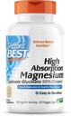 Ārsta labākais augsta absorbcija Magnija glikolāts Lysinate 100% Chelated, Non-GMO, Vegan, 120 Veggie kapsulas (1. iepakojums)