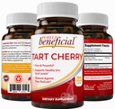 PURELY izdevīgs Tart Cherry kapsulas 6000 mg, Extra Strength Montmorency Tart Cherry Extract, Urīnskābe Pietvīkums locītavu komfortam, Antioksidants un Imūnsupports, ne-GMO, bez lipekļa, 120 Skaits