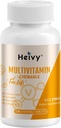 Heivy Toddlers Multivitamīni, Kids Košļājams vitamīns D3, C, vitamīns B12, B6, vitamīns A, E un cinks Imūnsupporta un veselības, 120 košļājamās tabletes