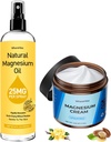 Aktuāls magnija losjons un spray kāju krampjiem un miegam,Nakts laikā magnija krēms sāpēm, muskuļu relaksācija,calm, dep hidrācija ķermeņa un ādas kopšanai - dabas un droša bērniem