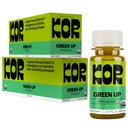 Kor Shot Whatgrass Ingver Spirulina Shot - 24 Pack x 1.7 Fl Oz - Green Up Shot - Dienas Zaļie Superfoods Shot - USDA Sertificēts Organic
