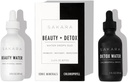 Sakara Beauty Ūdens + Detox Ūdens pilieni, 60 Kalpojumi - Trace Mineral Drops & Hlorofila Šķidrie pilieni, Šķidrais Magnijs, Hlorīds, Nātrijs, Kālijs, Borona piedevas, Šķidrie hlorofila pilieni