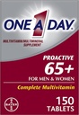 Viena diena Proactive 65 Plus multivitamīni vīriešiem un sievietēm, 150 tabletes (2. iepakojums) vienā dienā