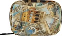 OTVEE Travel in Italy Vintage Collage Pill Case Bag, Vitamīnu Organizatoru Medicīna Nesot lietu ceļošanai