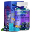 Magnijs L-treonāts Gumijas w. Apigenin L-teanīns, Advanced 11-in-1 Magnija bagātinātāji w. vitamīns D3 K2 B6 miega kognitīvajām smadzenēm un relax, augsta absortācija Magnija gumijas pieaugušajiem un bērniem