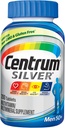 Sudraba multivitamīni vīriešiem 50 Plus, daudzminerālu papildinājums, D3 vitamīns, B-vitamīni un cinks, bez lipekļa, ne-ĢMO sastāvdaļas, atbalsta atmiņu un izziņas vecākiem pieaugušajiem - 200 Ct