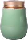 Pārnēsājama aizzīmogota Pill kaste, Portable Mini Keramikas Medicine Pill pudele, Precious Medicinal Pulver Caddy