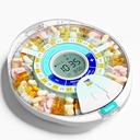 Modernizēts Automātiskais Pill Dispenser gados vecākiem cilvēkiem ar Trauksme: Smart Pill Dispenser Machine ar 28-Slot, Mix-Proof Tech & XL LCD, Uzlabota ilgizturība Daily Medicine Management