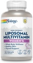 SOLARAY Liposomālie multivitamīni sievietēm, Uzlabota absorbcija, Augsta potence w/Iron, D vitamīns, C vitamīns, B12, Biotīns, CoQ10, Imūnterapija, Kaulu veselība, Vegan, 60 Servējumi, 120 VegCaps