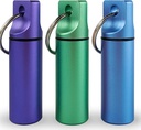 Mazās Pill organizētājs kaste ūdensnecaurlaidīgs Keychain Pill turētājs Portable Travel Pill Container Metal Case with Keyring for Outdoor Camping Travel