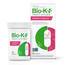 Bio K+ Sieviešu veselība – Probiotikas papildinājums sievietēm Atbalsta maksts un urīna traktēta veselība ar 2 miljardiem KVV 2 celmi, maksts probiotikas sievietēm – 30 kapsulas